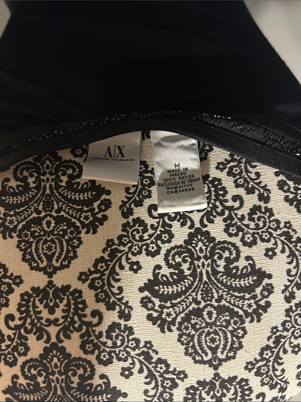 Armani Exchange Black off the Shoulder Strap Midi Dress - Picture 2 of 6